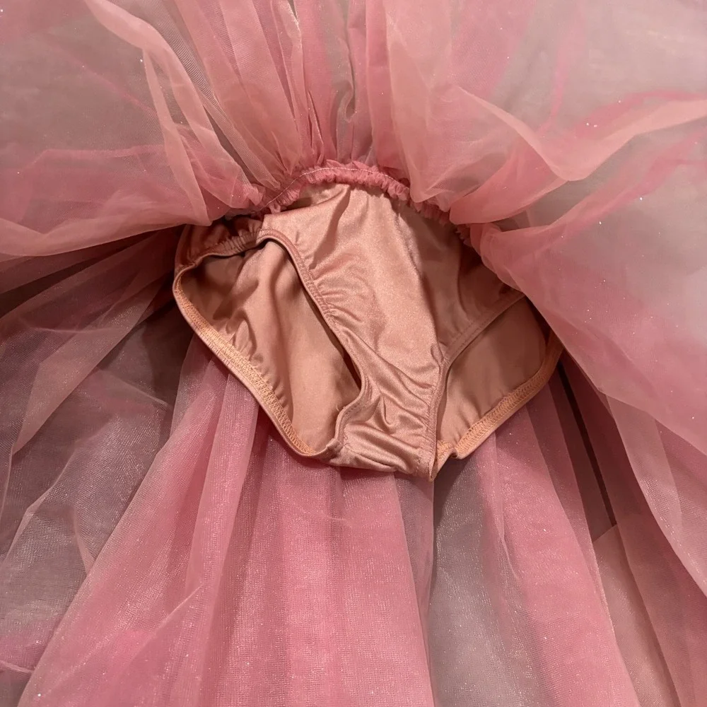 Weissman Flower Fairy Ballet Costume Pink Mint Green Child Sz Medium Tutu 13511